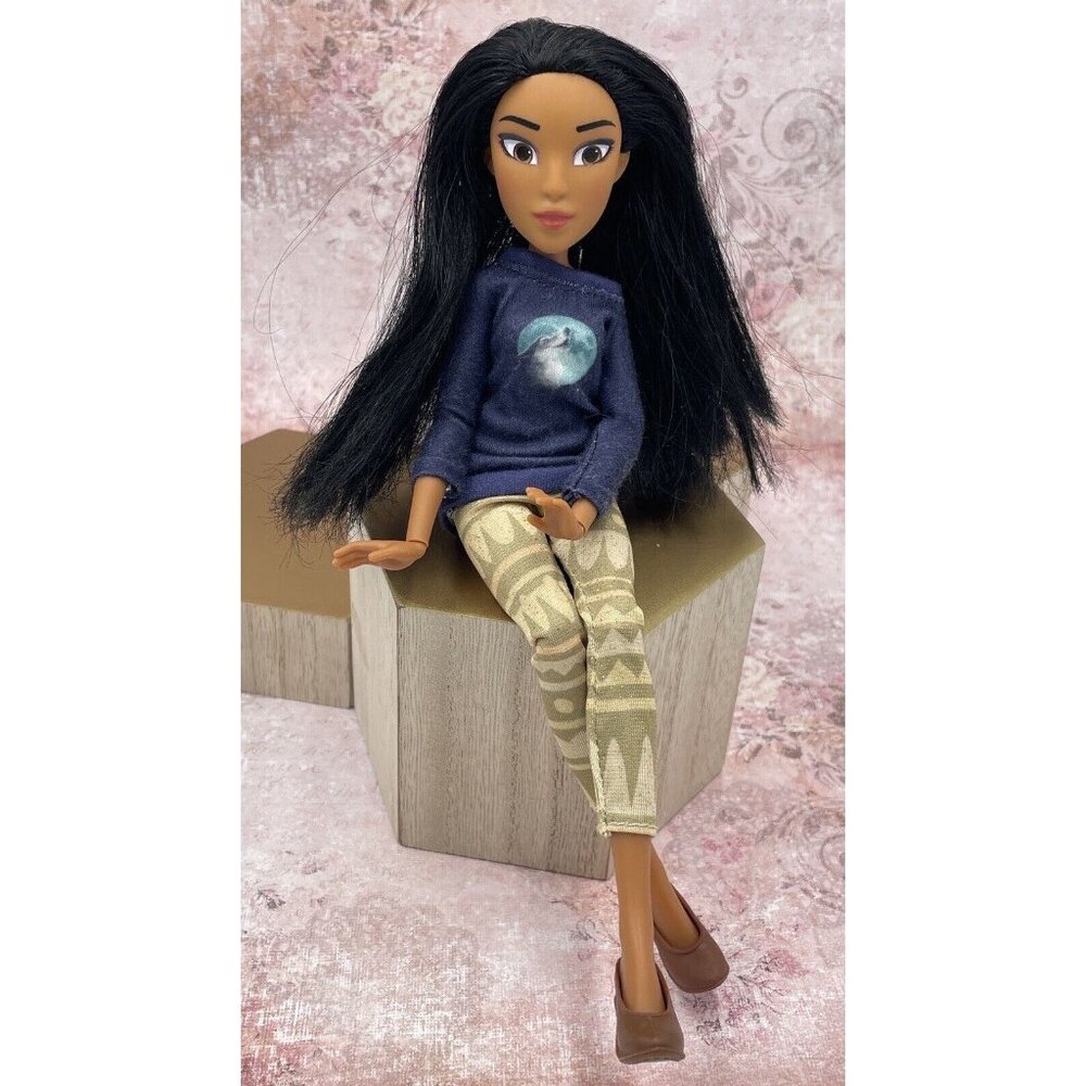 Disney Comfy Princess Ralph Breaks The Internet Movie Doll POCAHONTAS - Picture 8 of 12